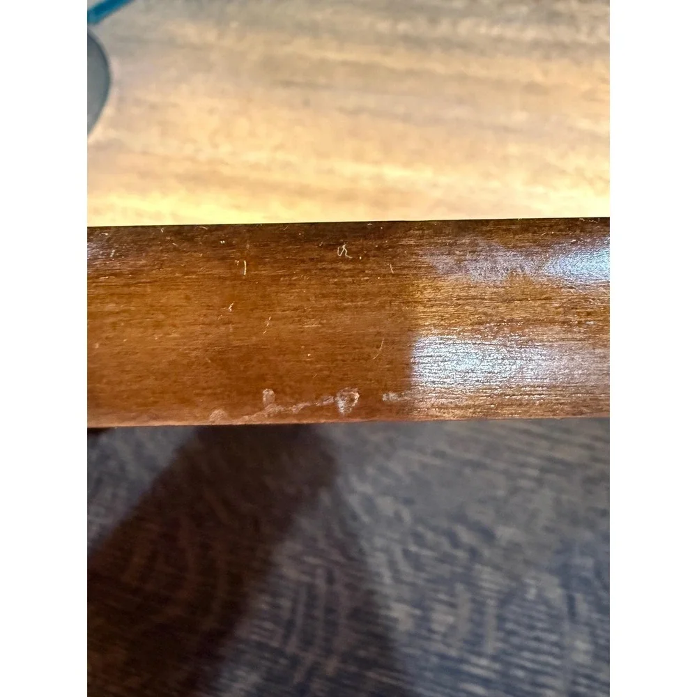 Mid-Century Wood Serving Tray with Ceramic‎ Tile: Gailstyn-Sutton, Taiwan